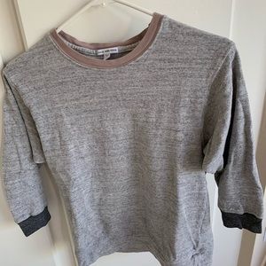 James Perse 3/4-sleeve sweatshirt